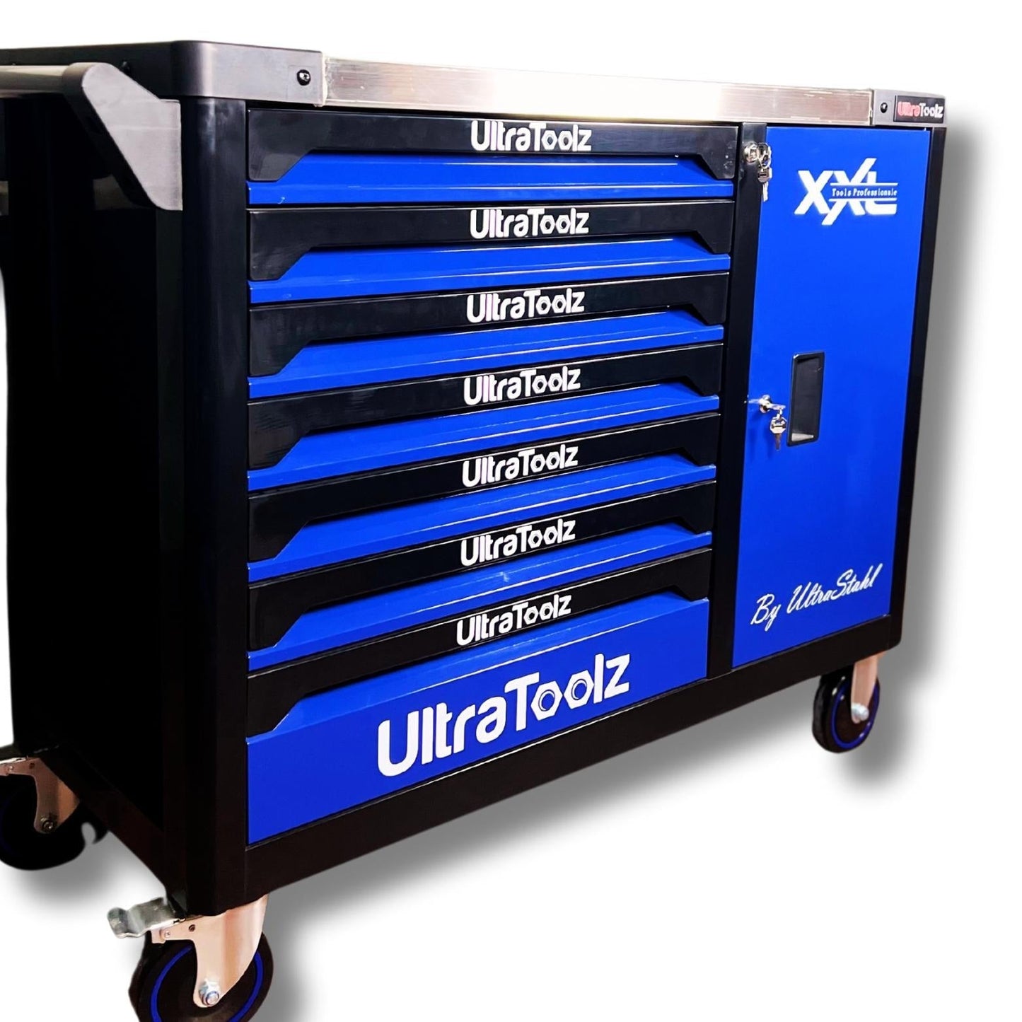 UltraToolz - 7/6 XXL Jumbo blau voll bestückt mit Schaumeinlagen